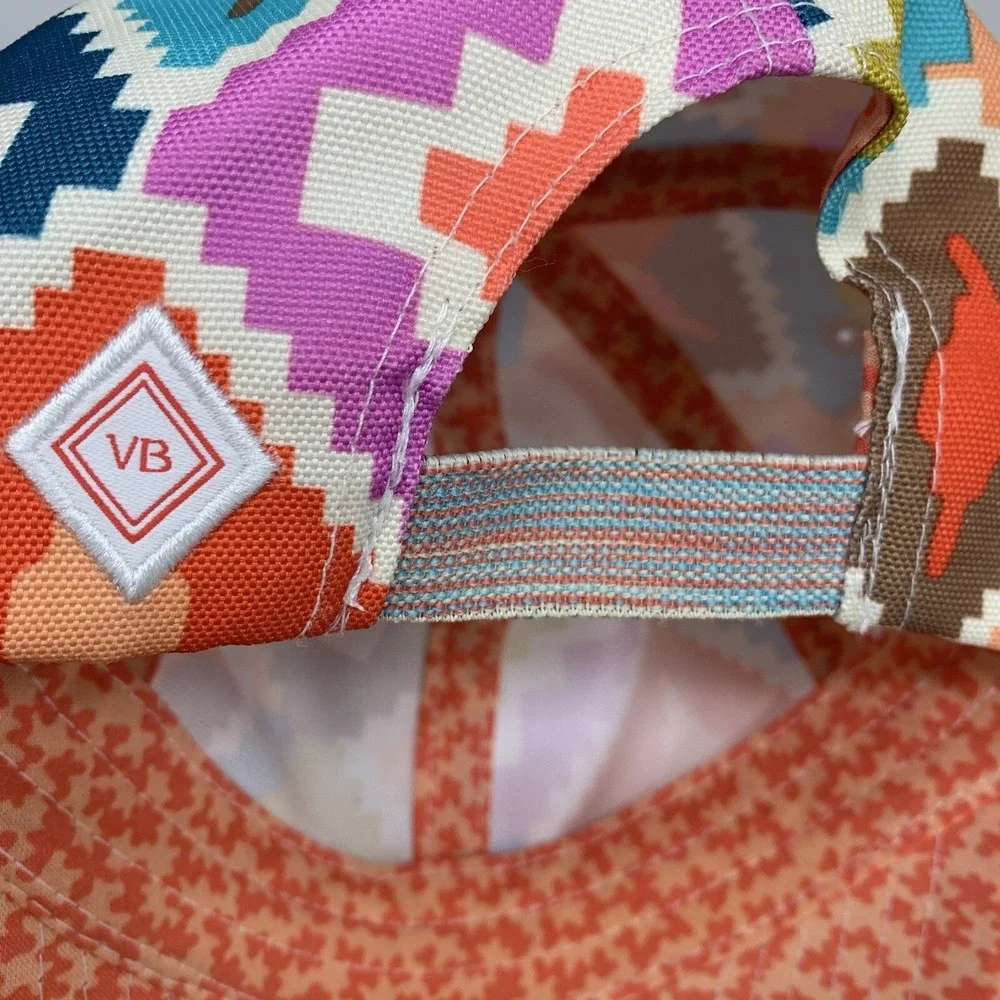 Vera Bradley Hacienda Diamonds Hat Lighten Up Stretch Fit Baseball Cap